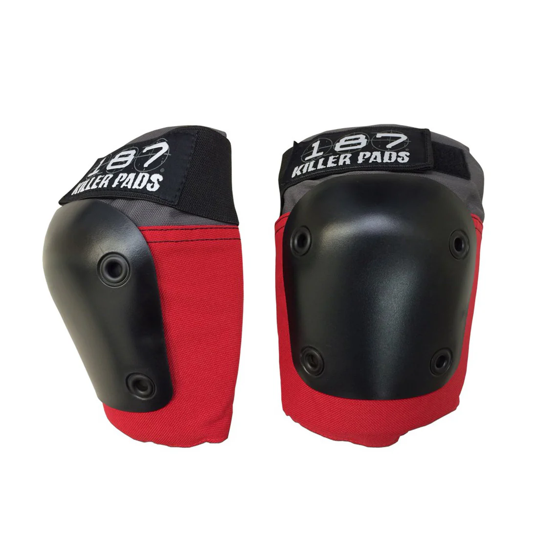 187 Knee/Elbow Combo Pack - Grey/Red - Image 2