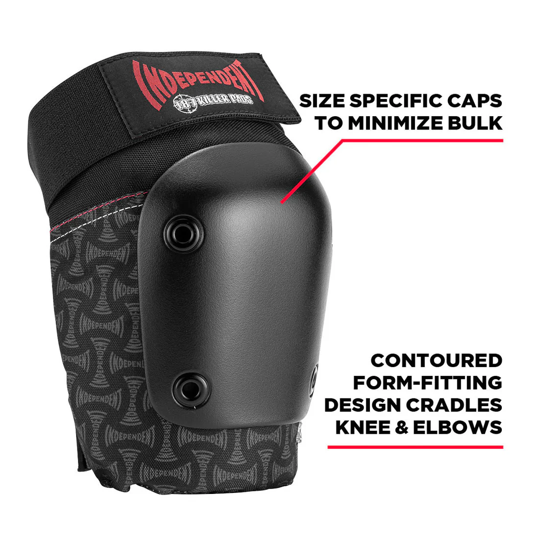 187 Knee/Elbow Combo Pack - Independent Black - Image 2