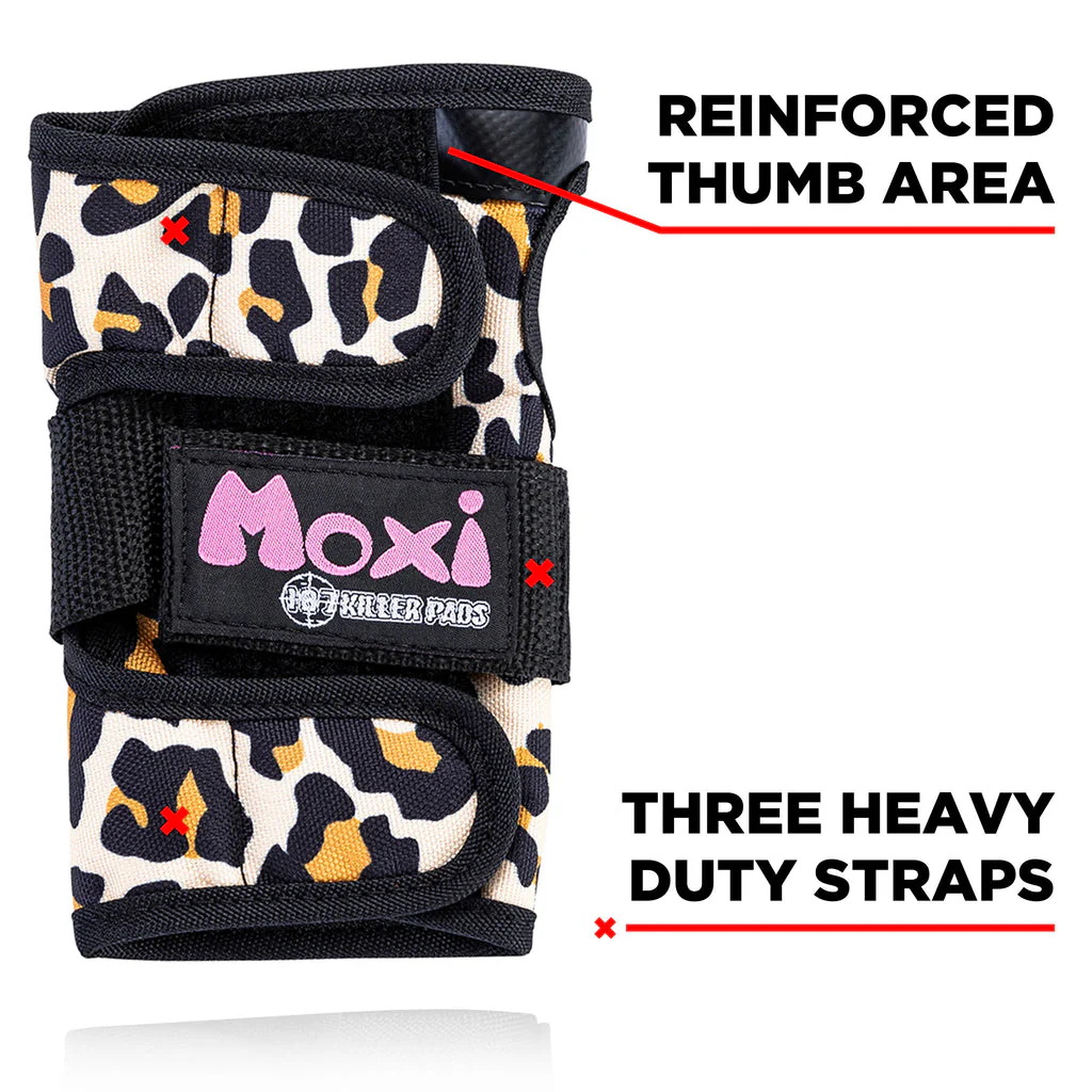 187 Wrist Guards - Moxi Leopard - Image 3