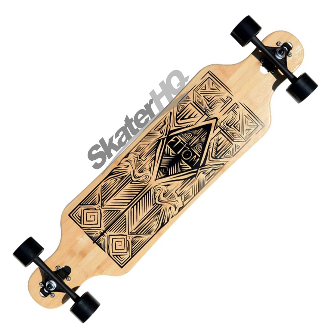 Atom Drop Thru 40 Longboard - Tiki Natural
