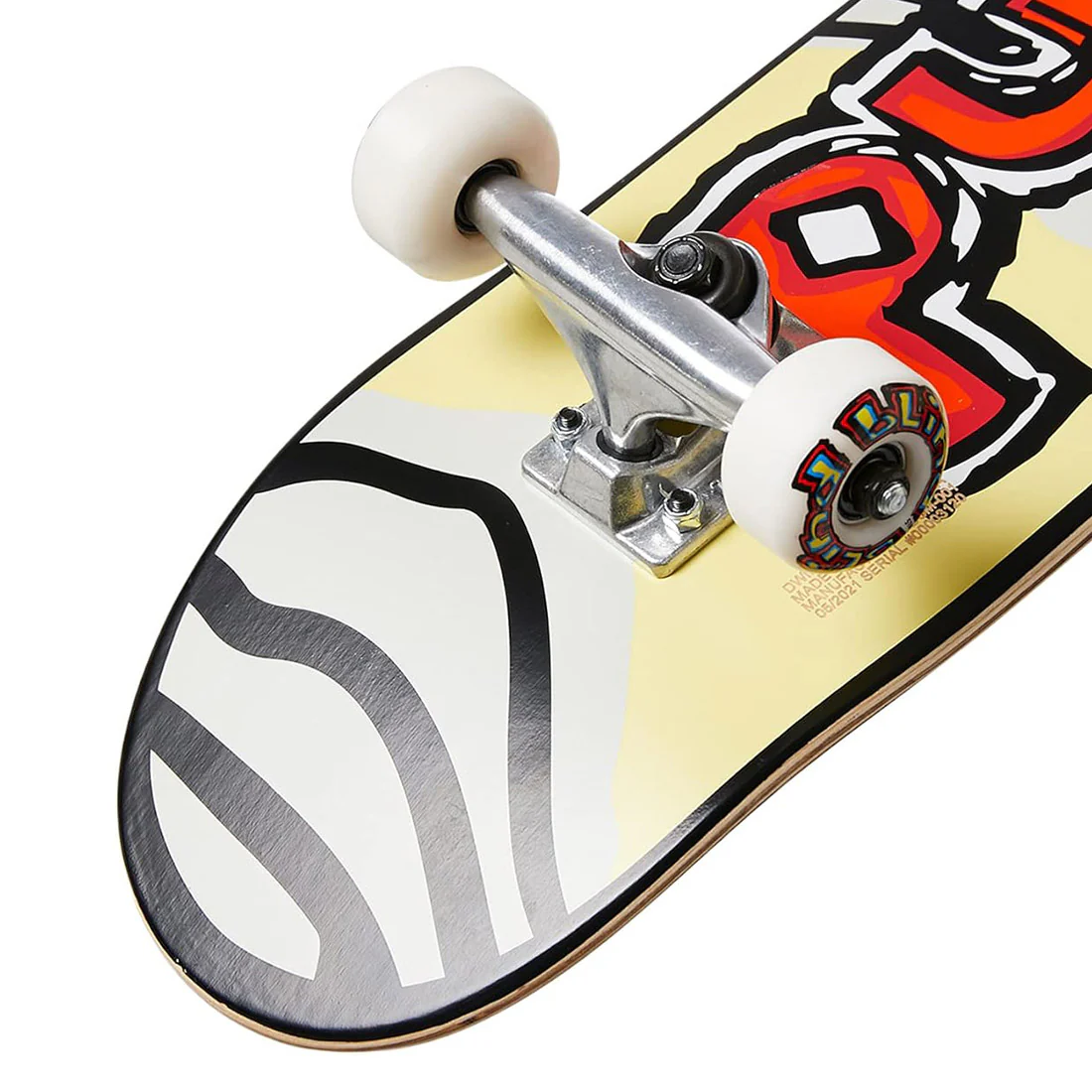 Blind OG Tiger Stripe 7.0 FP Youth Complete - Red/Orange - Image 3