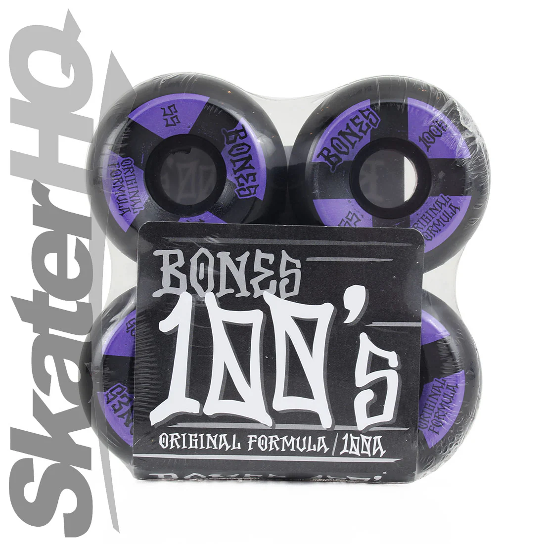 Bones OG 100s V5 Sidecut 55mm - Black/Purple - Image 2