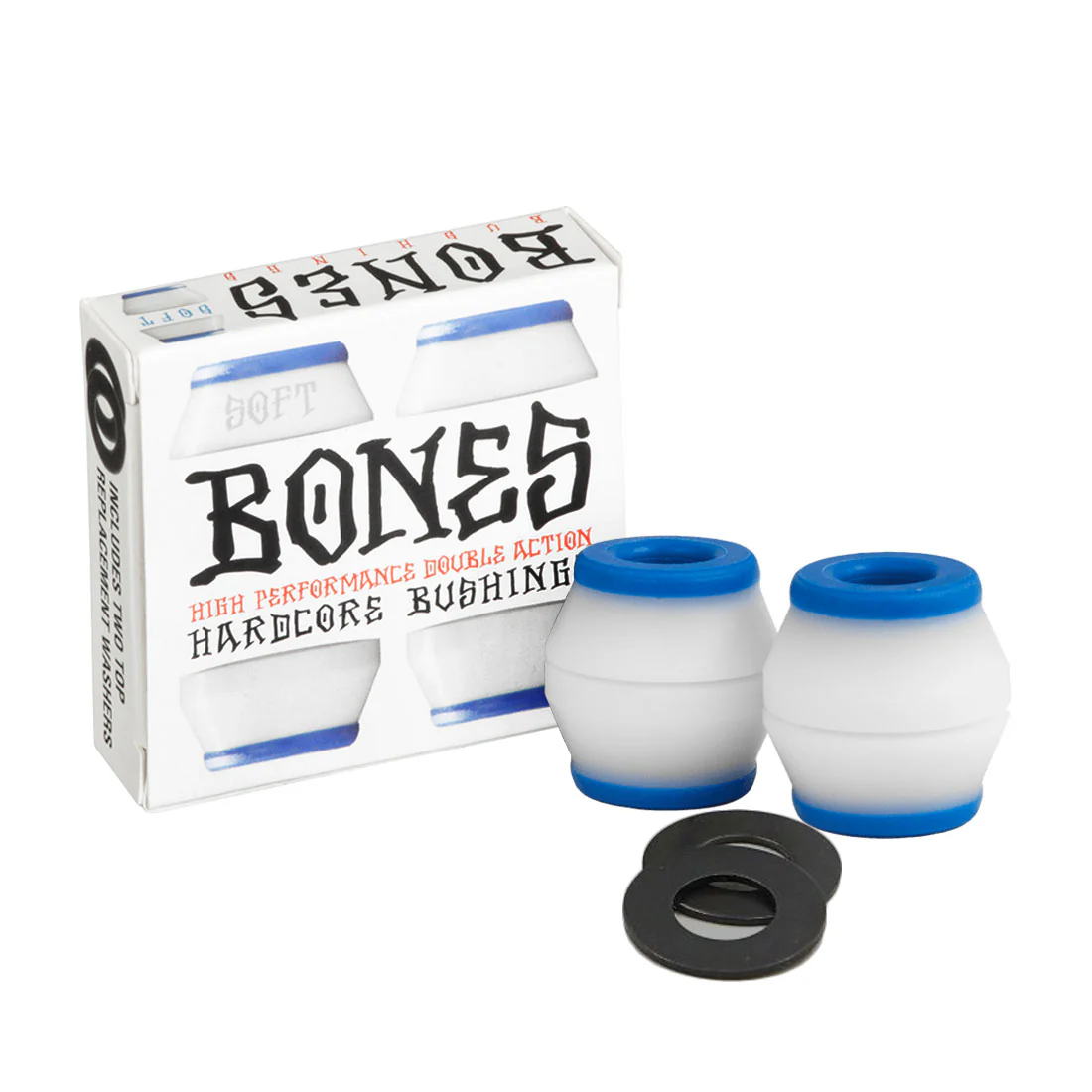 Bones Hardcore Conical Bushings 4pk - White - Image 2