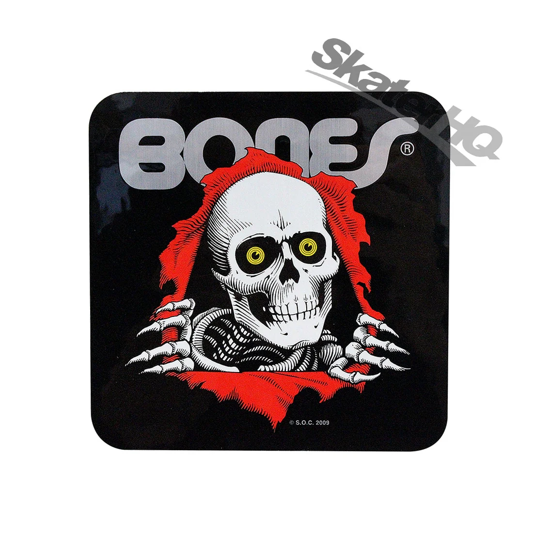 Bones PP Ripper Bumper Sticker - Black
