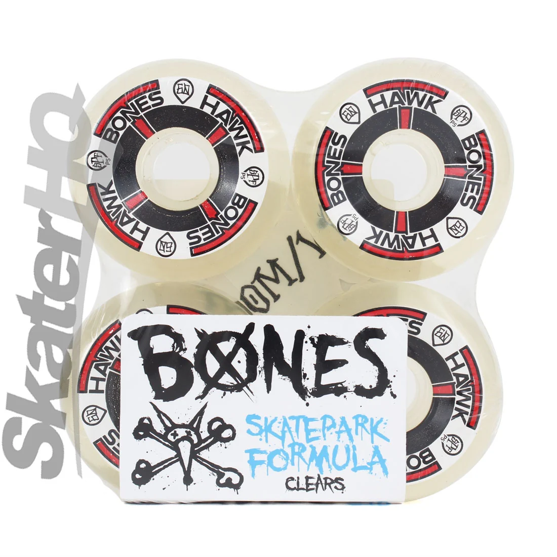 Bones SPF Hawk T-Bones Clears 60mm - Image 3