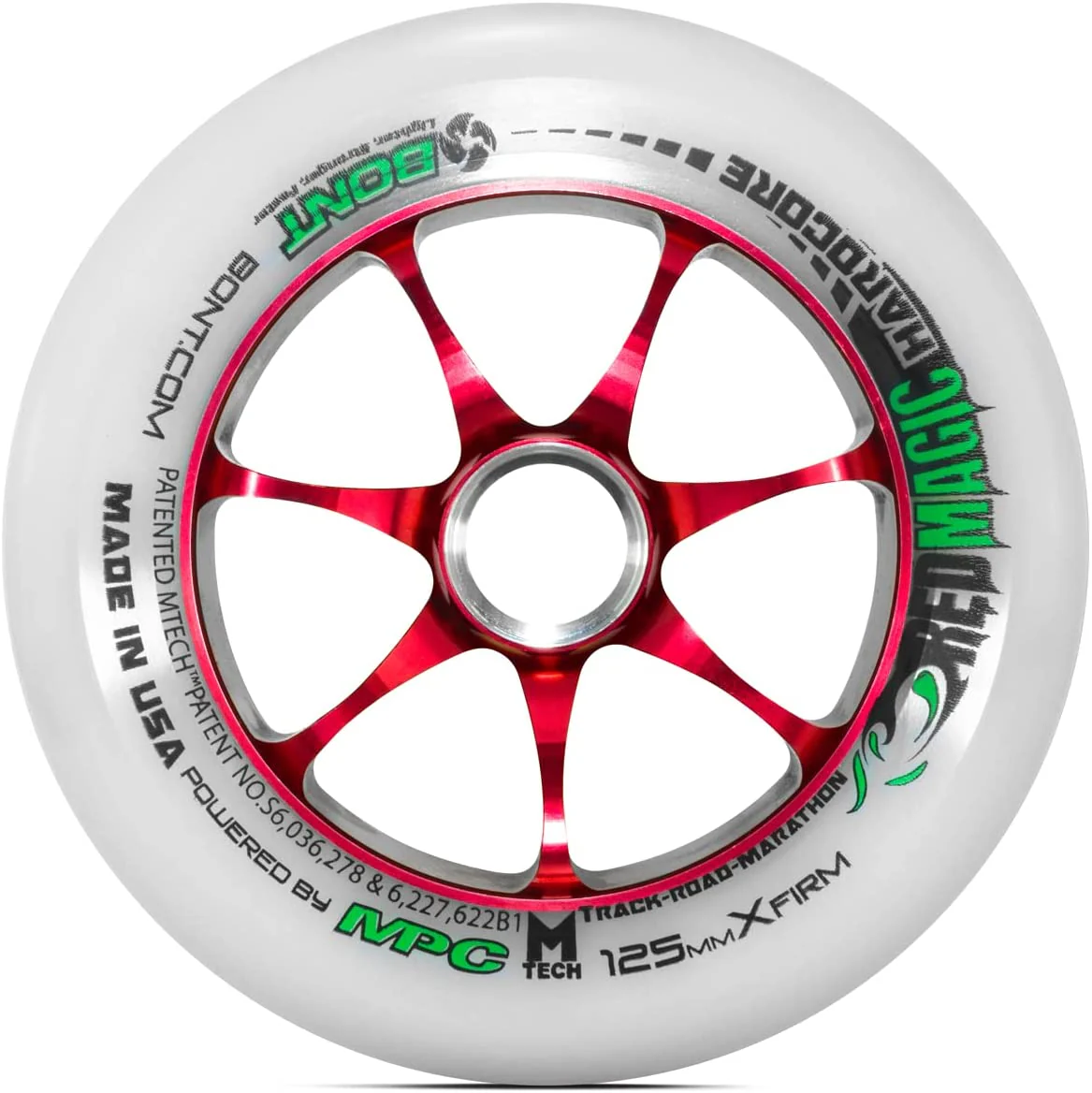 Bont Red Magic Hardcore Wheel 125mm - Image 2