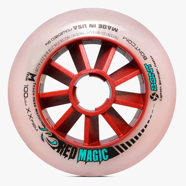 Bont Red Magic Wheel 100mm - Image 3
