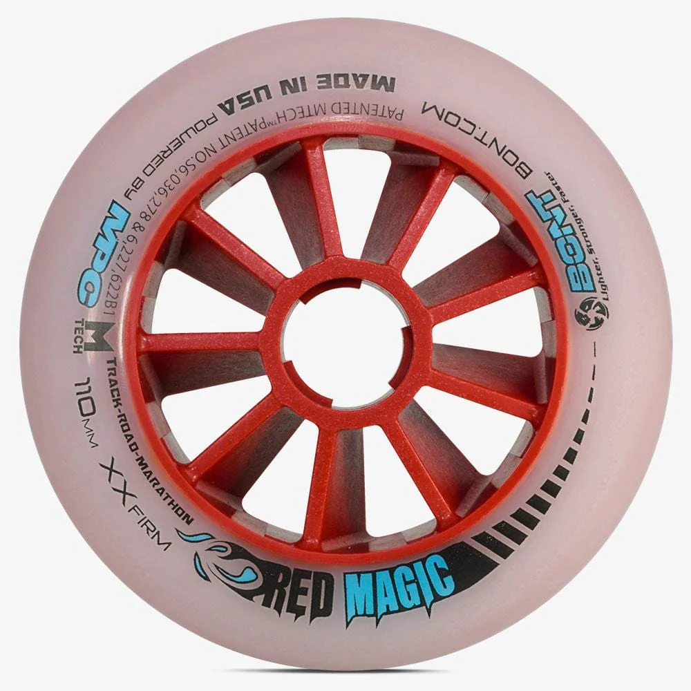 Bont Red Magic Wheel 110mm - Image 3