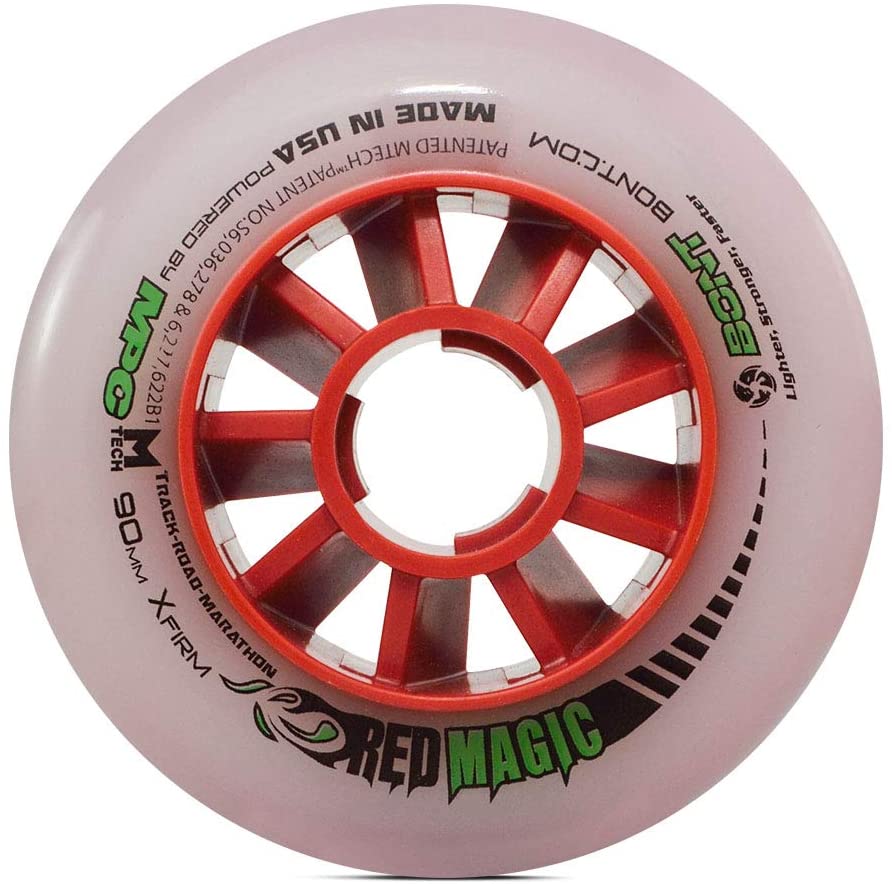 Bont Red Magic Wheel 90mm - Image 2