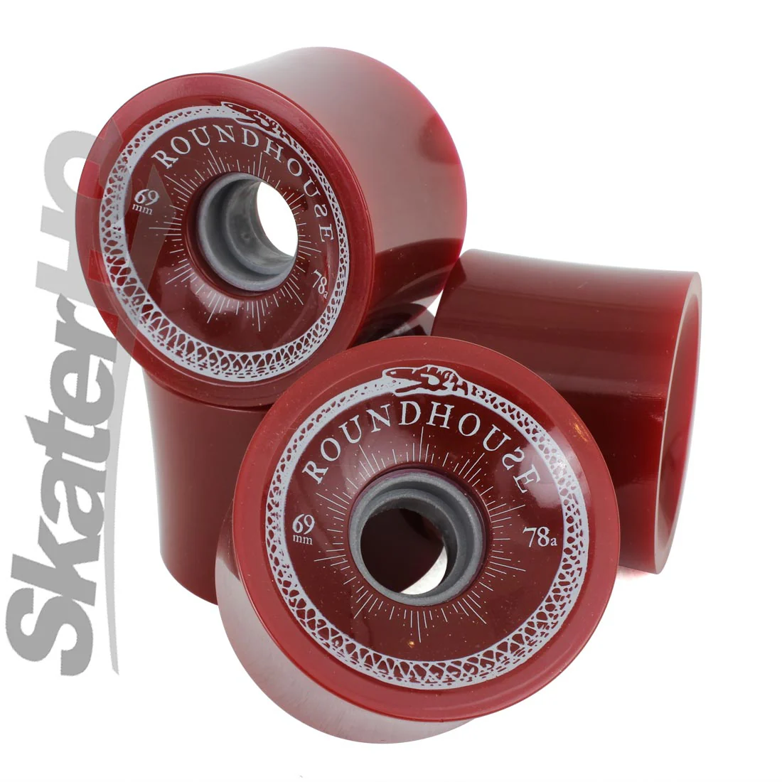 Carver Roundhouse Concave 69mm/78A 4pk - Burgundy - Image 3