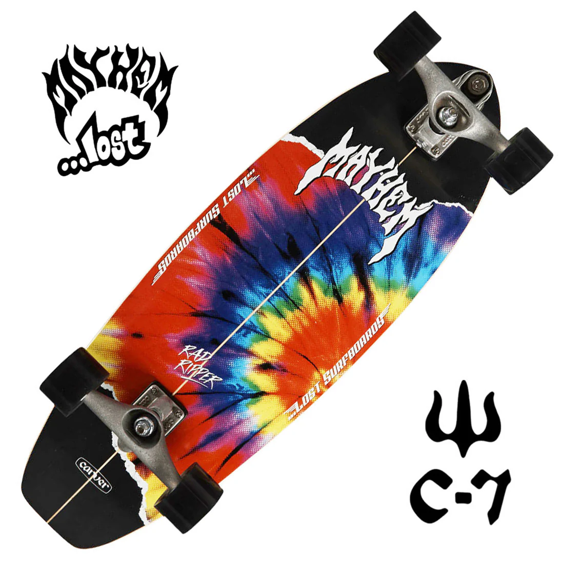 Carver x Lost Rad Ripper Tie Dye 31 Complete - Image 5