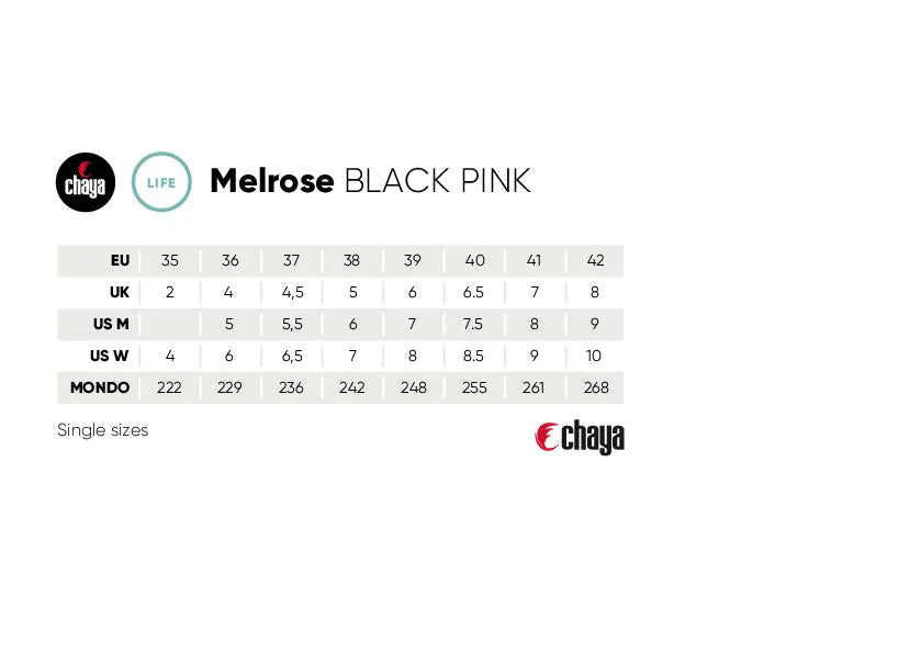 Chaya Melrose Skate - Black/Pink - Image 4