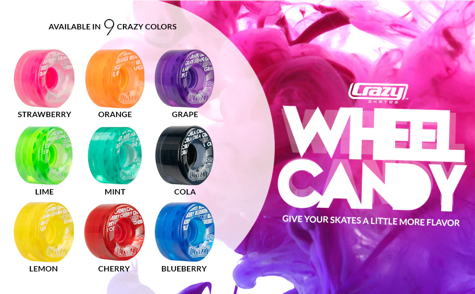 Crazy Candy Outdoor Wheels 65mm 78a 4pk - Image 3