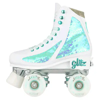 Crazy Disco Glitz Turquoise - Kids Adjustable - Image 4