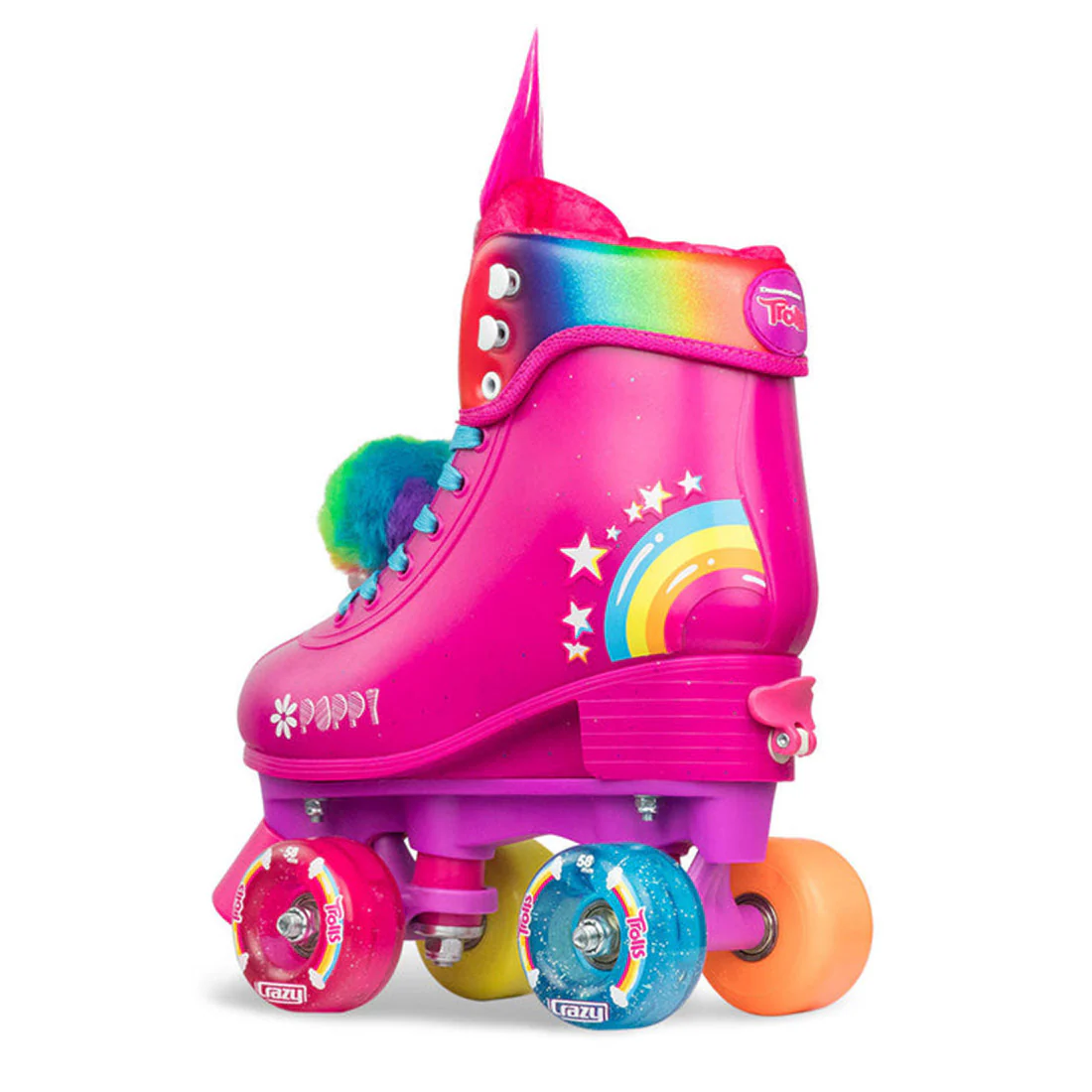Crazy Trolls Junior Roller Skates - Poppy Pink - Image 2