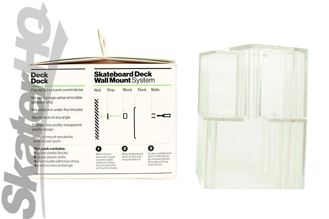 Deck Dock Wall Mount System 2pk - Clear - Image 2