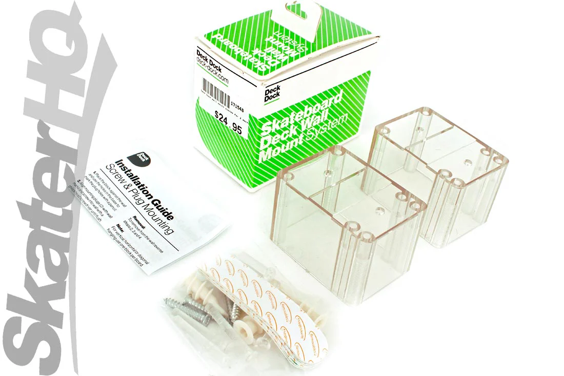 Deck Dock Wall Mount System 2pk - Clear - Image 3