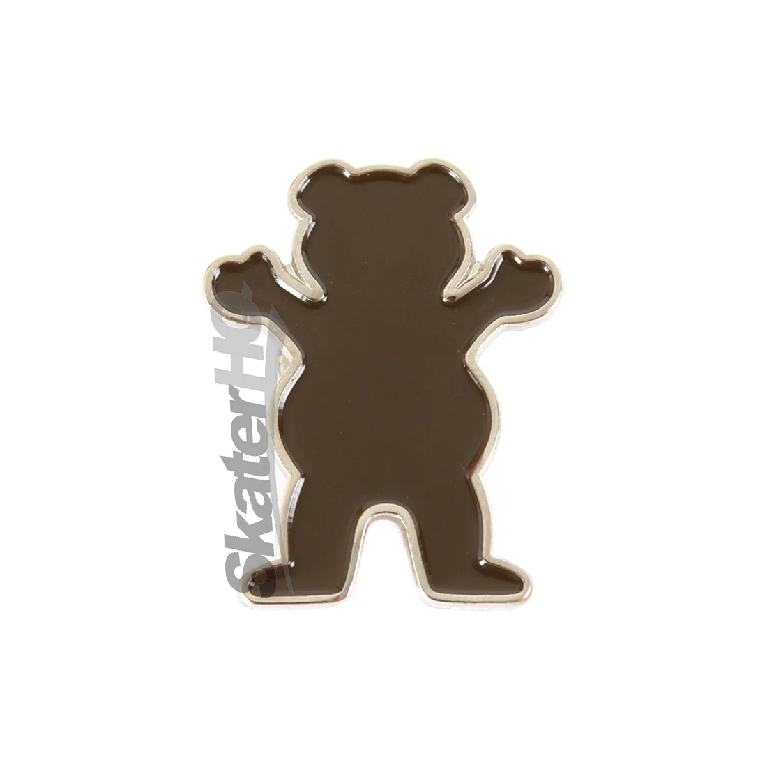 Diamond Grizzly Pin - Brown
