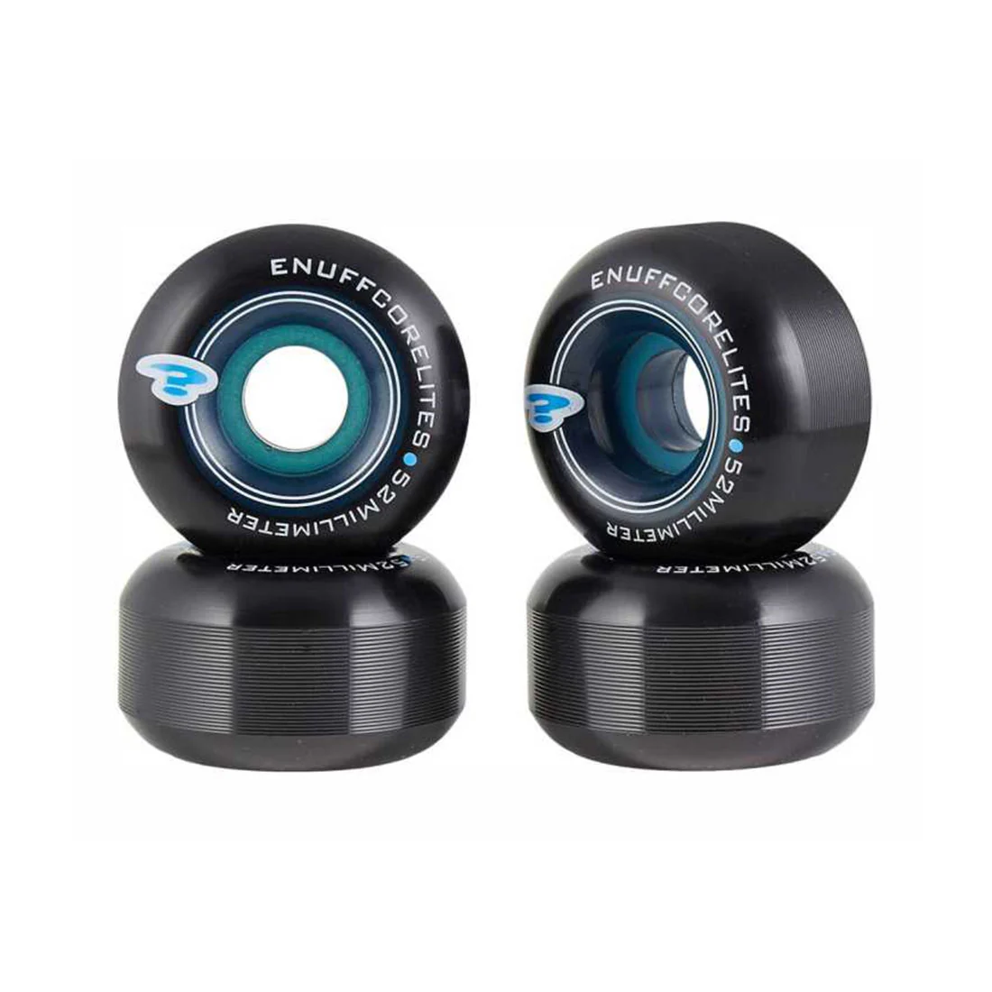 Enuff Corelites 52mm 101a 4pk - Black - Image 3