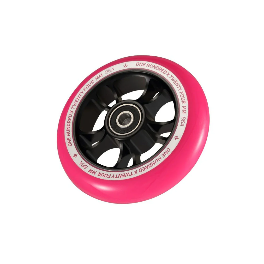 Envy 100mm Wheel - Pink/Black - Image 2
