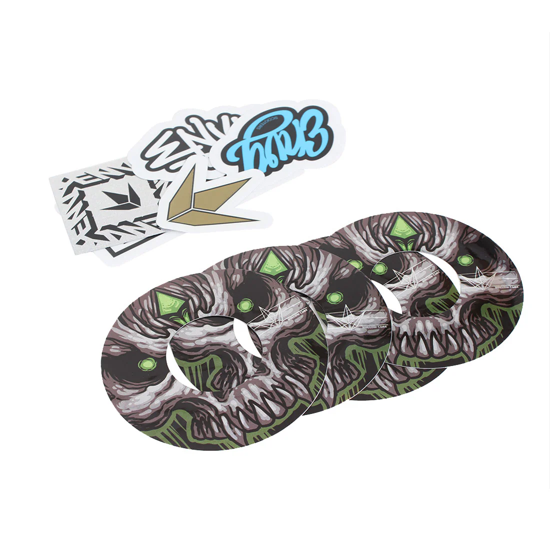 Envy Wheel Sticker Pack 110mm - Skull - Image 3