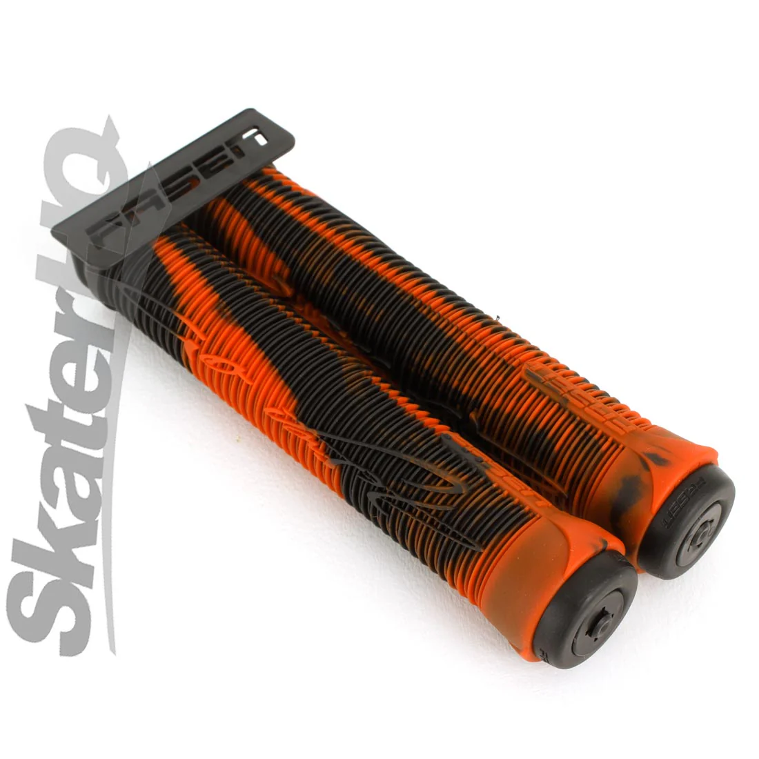 Fasen Go Fast Handle Grips - Black/Orange - Image 2
