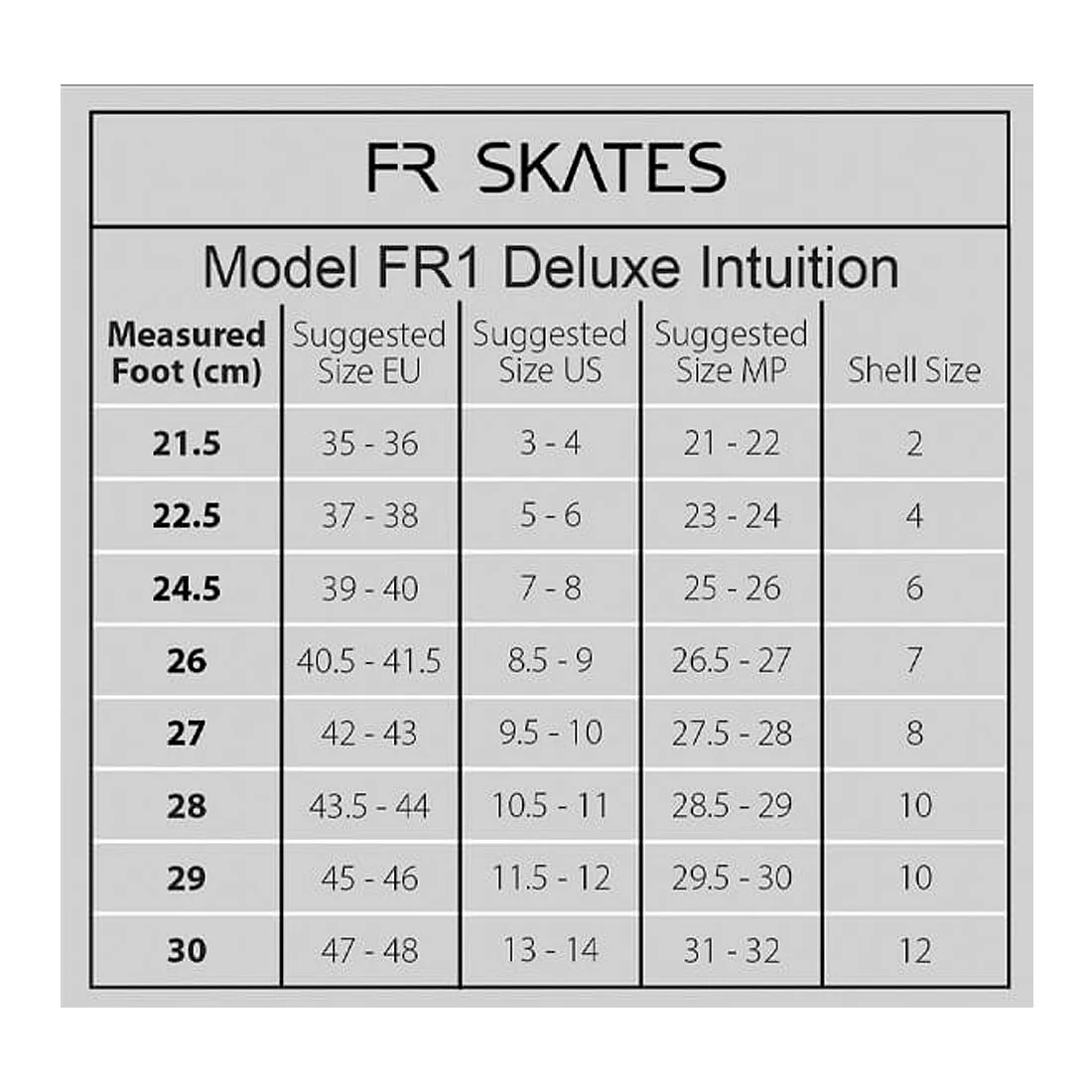 FR Skates FR1 80 Deluxe Intuition - Black/White - Image 2