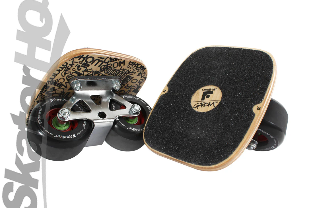 Freeline Grom Skates Black/Wood - Image 2