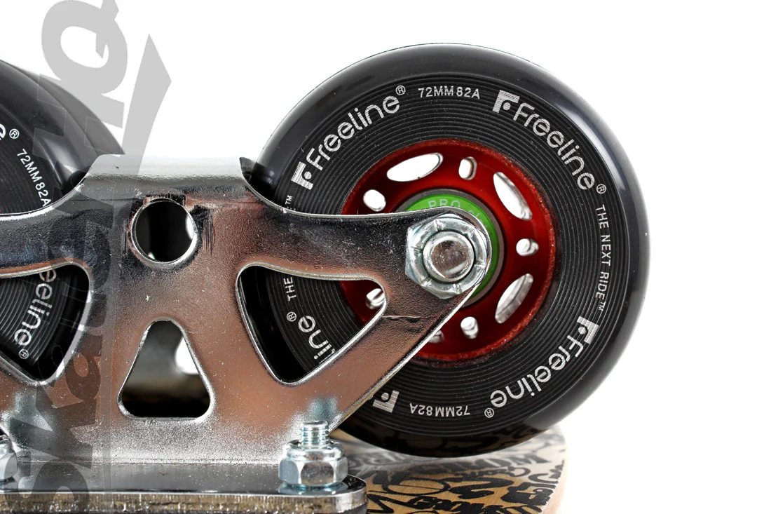 Freeline Grom Skates Black/Wood - Image 4