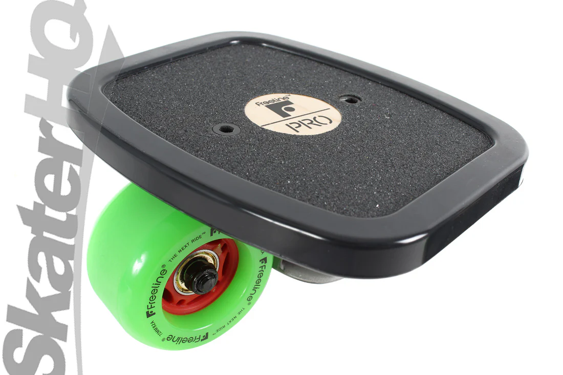 Freeline Pro Skates Green/Wood w/ Pro Edge Guards - Image 5