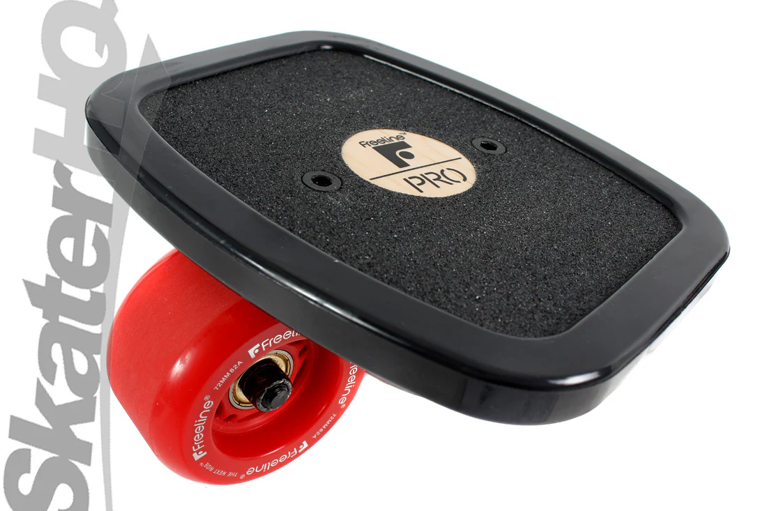 Freeline Pro Skates Red/Wood w/ Pro Edge Guards - Image 5