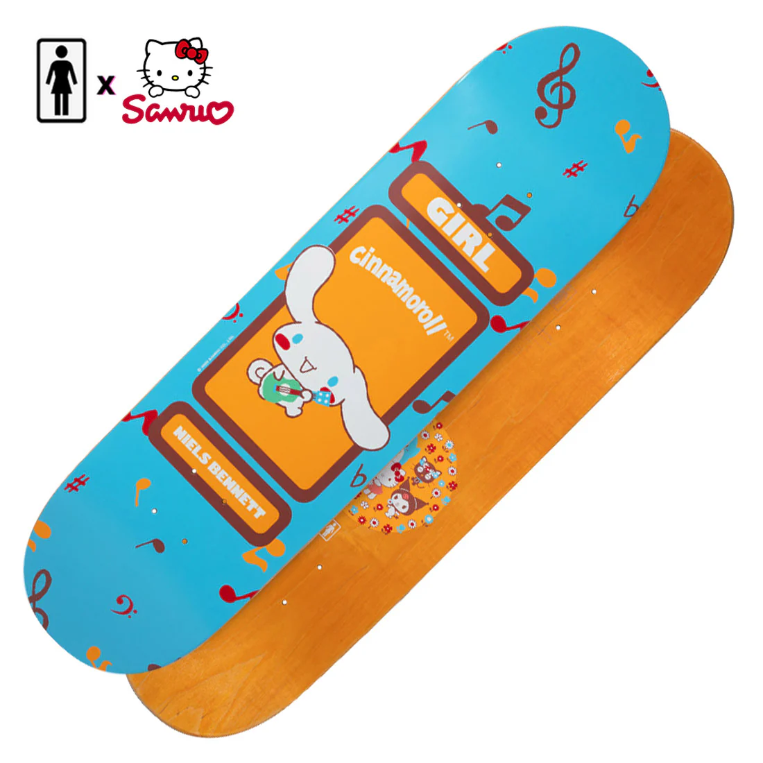 Girl x Sanrio Hello Kitty Friends Bennett 8.25 Deck