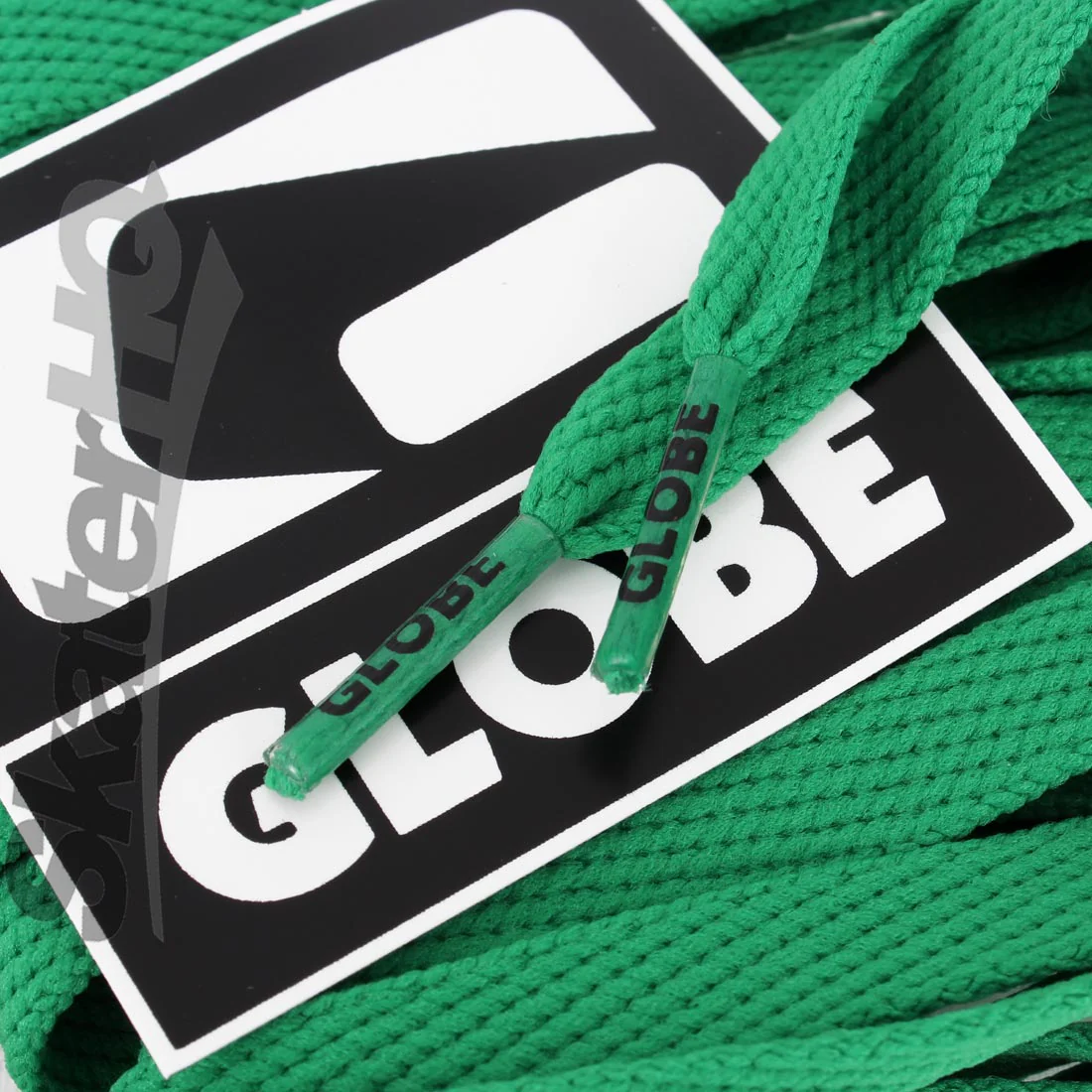 Globe Flat 150cm Laces - Green - Image 2