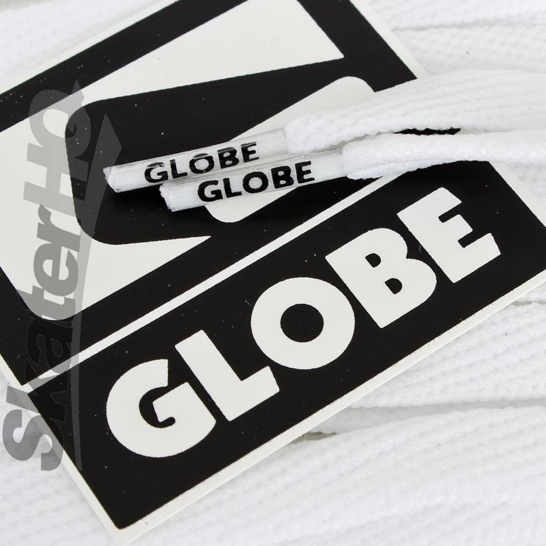 Globe Flat 150cm Laces - White - Image 2