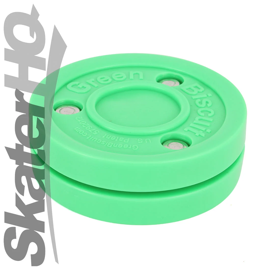 Green Biscuit Hockey Puck - Green - Image 3