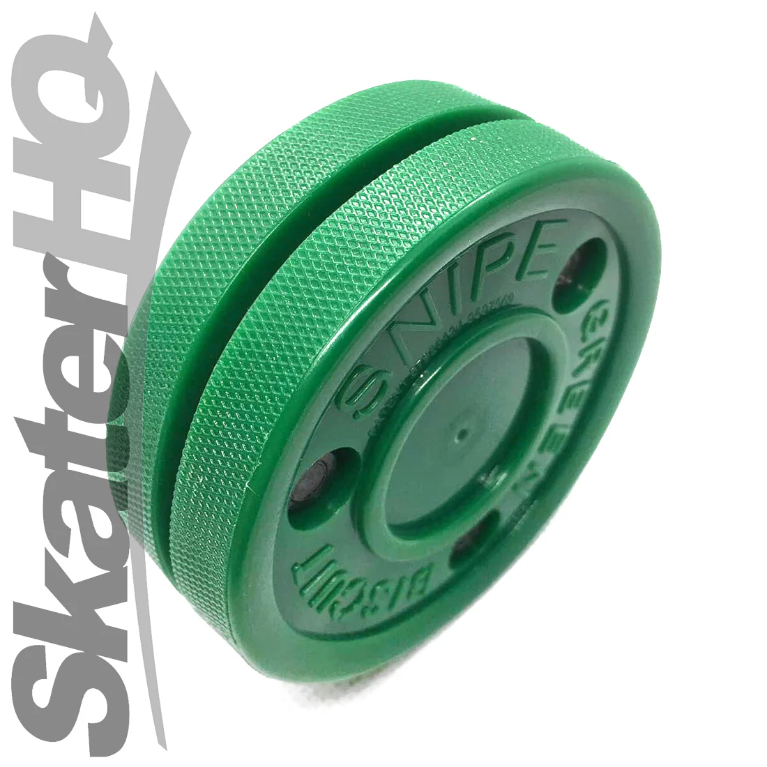Green Biscuit Snipe Hockey Puck - Dark Green - Image 3