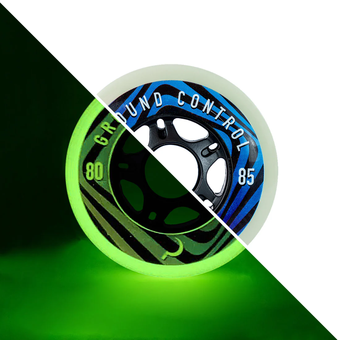Ground Control Glow 80mm Wheels 4pk - Image 3