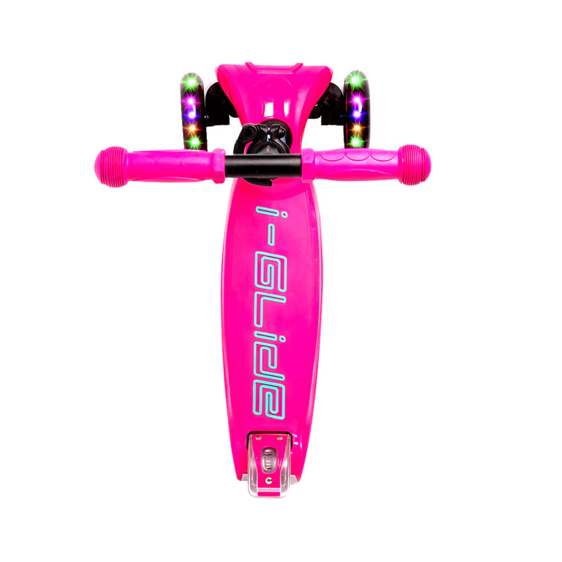 I-Glide Kids 3-Wheel Scooter - Pink/Aqua - Image 3