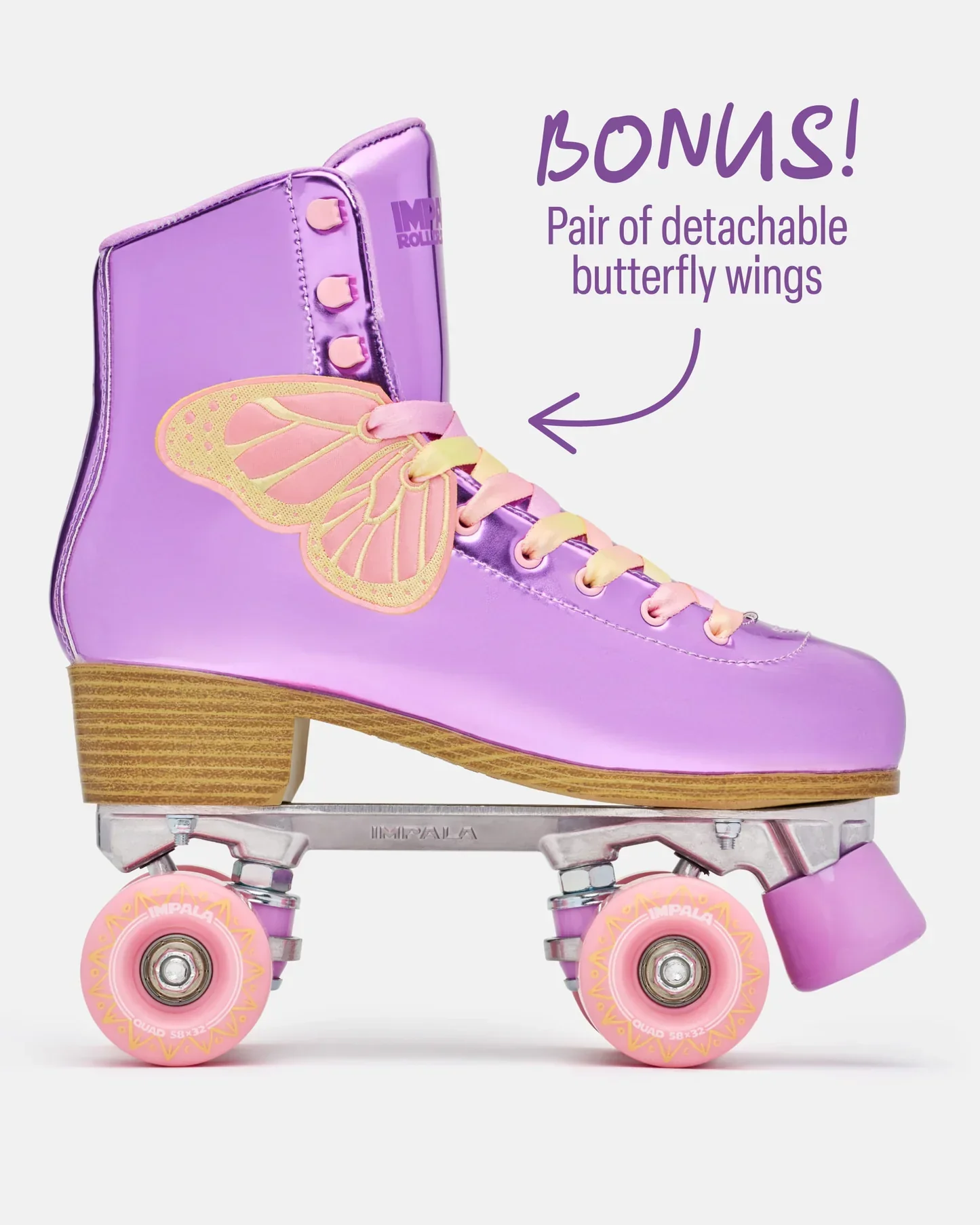 Impala Sidewalk Roller Skate Lavender Flutter - Image 3