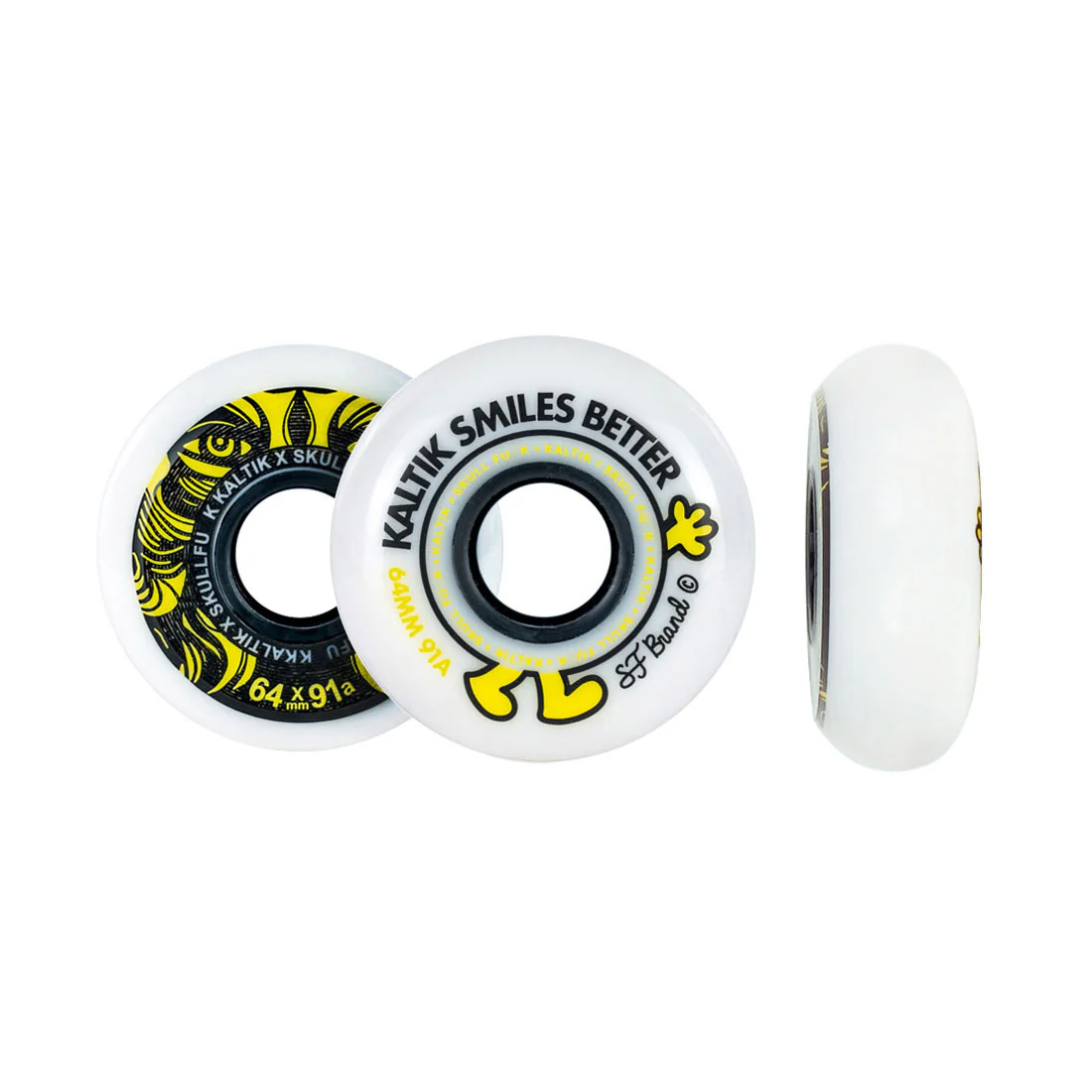 Kaltik x S.F 64mm 91a 4pk - White/Yellow