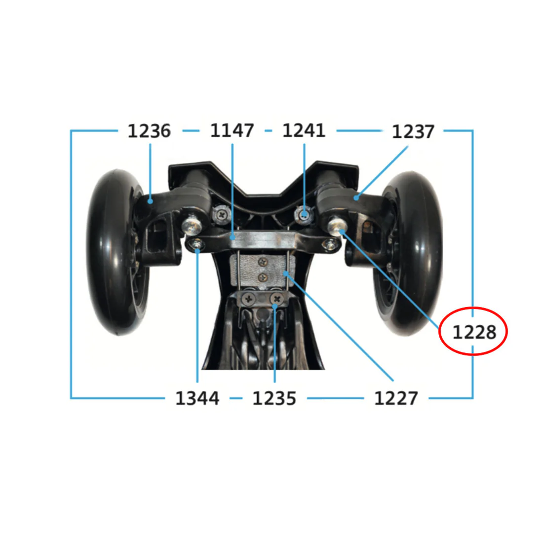 Micro Maxi Axle 44mm - 1228 - Image 2