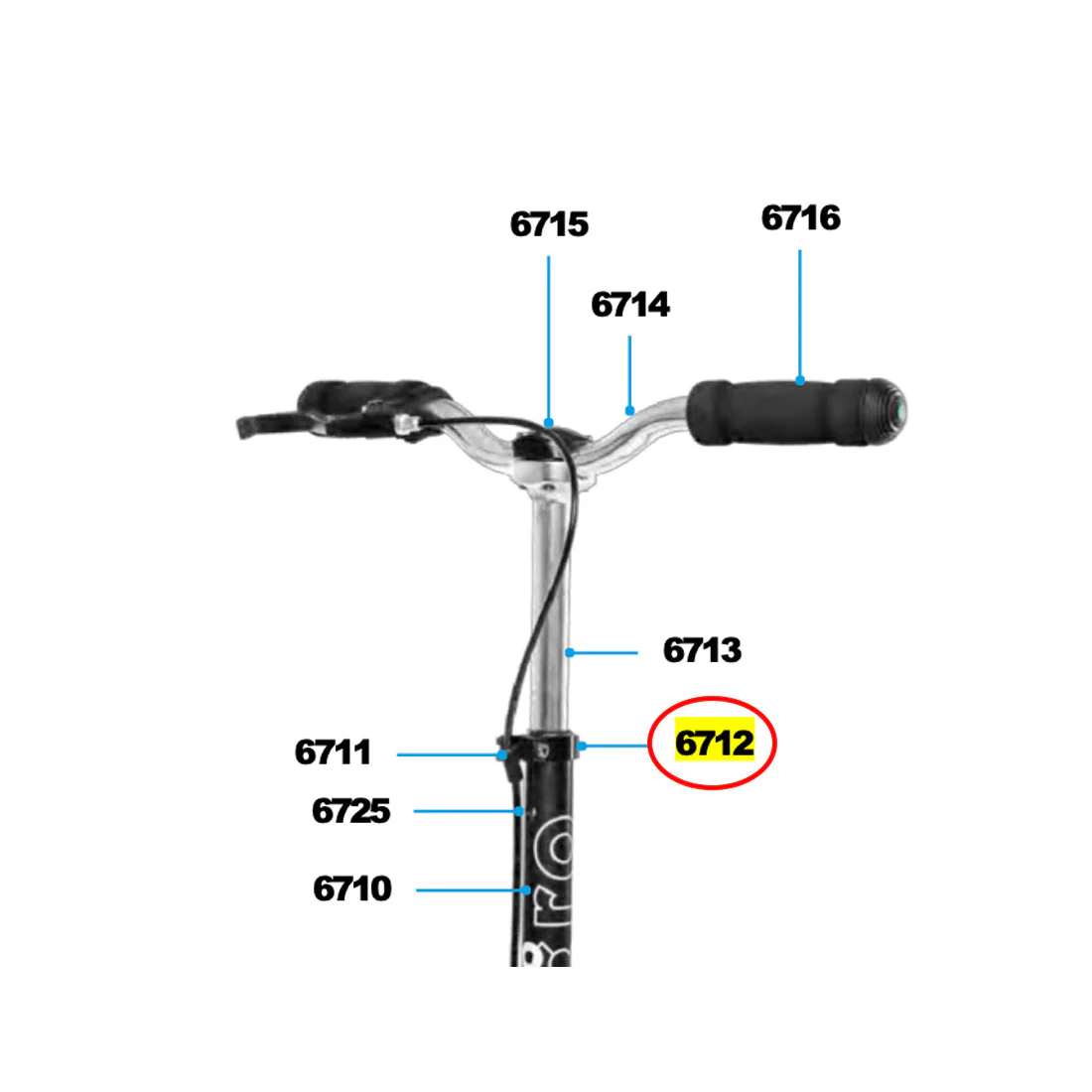 Micro Downtown Height Adjust Clamp -  6712 - Image 2