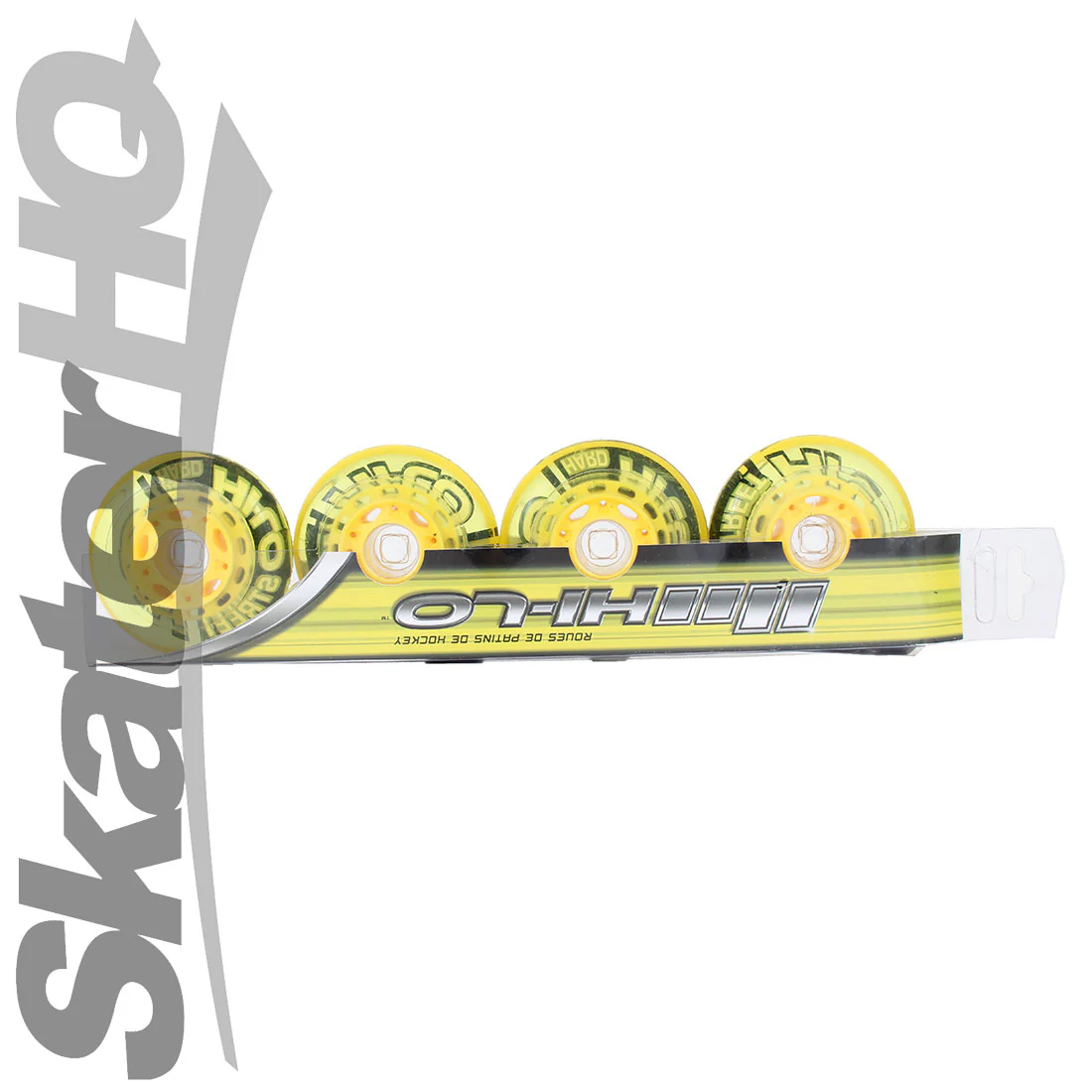 Mission Hi-Lo Street 80mm 82a 4pk - Yellow - Image 2