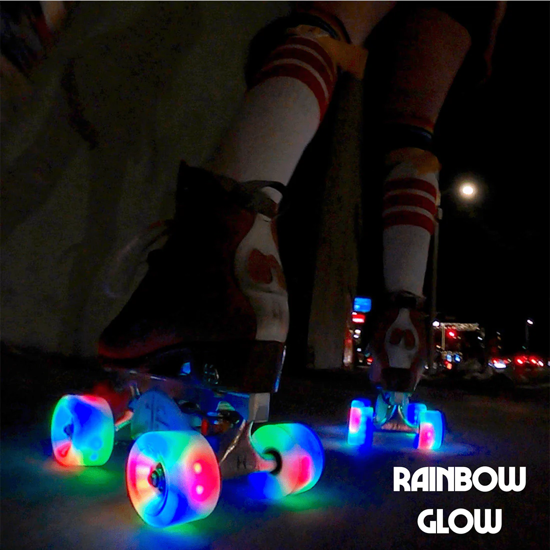Moxi Cosmo Glow LED 62mm 80a Wheels 4pk - Image 7