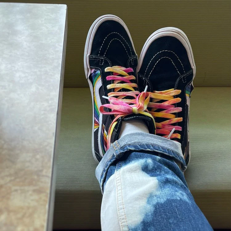 Noodles Skate Laces - Raspberry Lemonade - Image 2