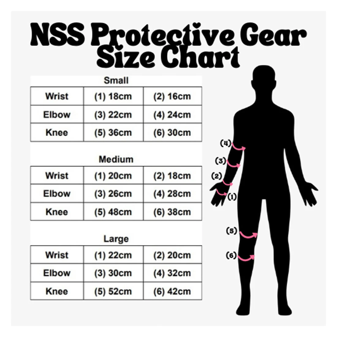 NSS Protective Pads Tripack - Black - Image 4