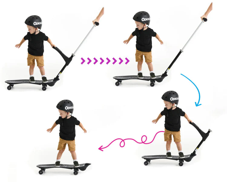 Ookkie Skateboard- Cyan - Image 3