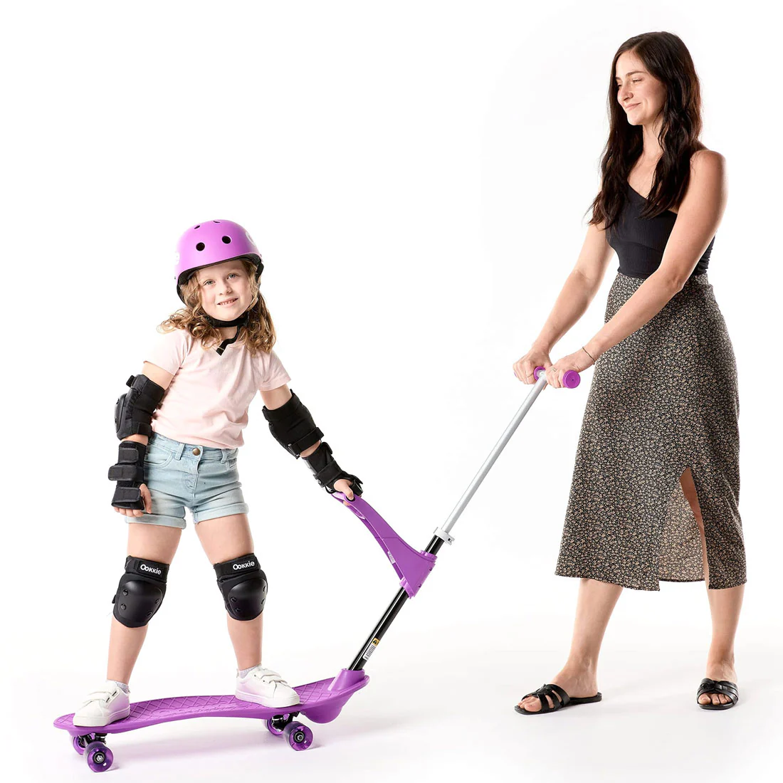 Ookkie Learner Skateboard - Purple - Image 3