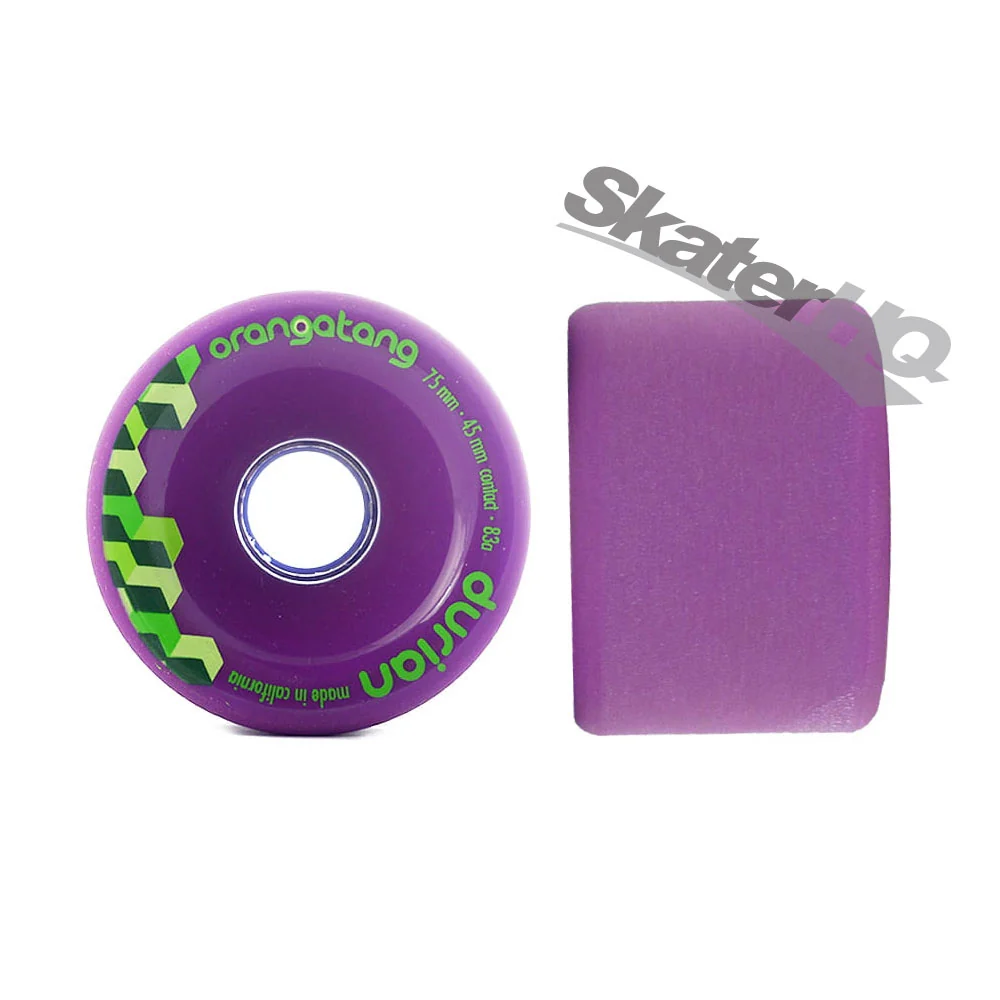Orangatang Durian Purple 75mm 83a - SET OF 4
