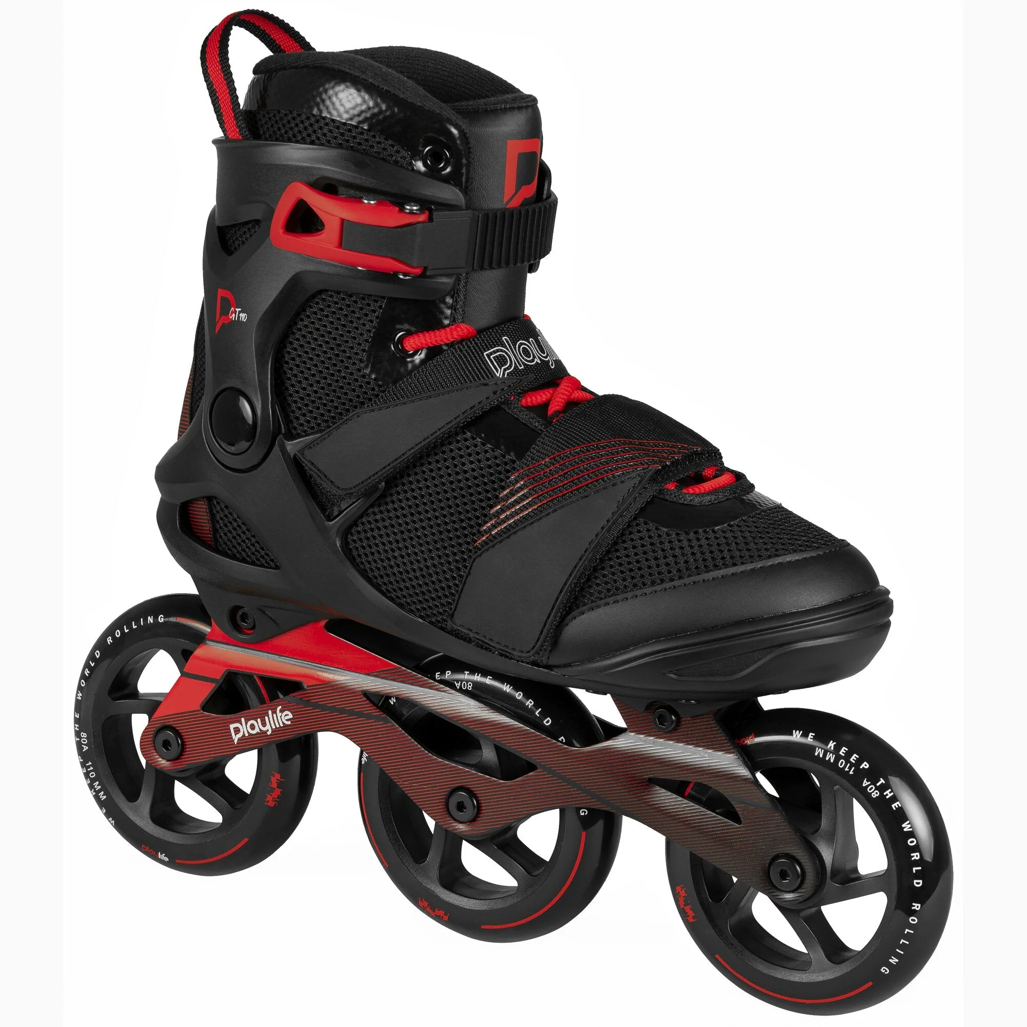 Playlife GT 110 Skate - Black/Red - Image 2